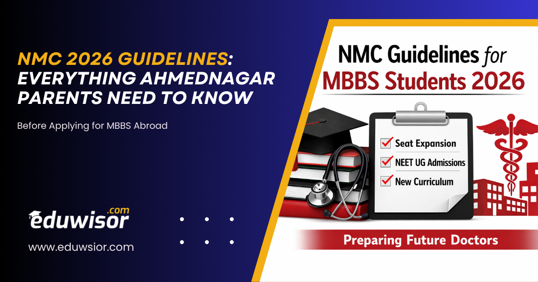 NMC 2026 Guidelines for Ahmednagar Students Eduwisor – The Eduwisor Medical Insights Hub NMC 2026 Guidelines for Ahmednagar Students Eduwisor